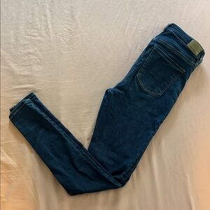 American Eagle Dark Blue Denim Skinny Jeans